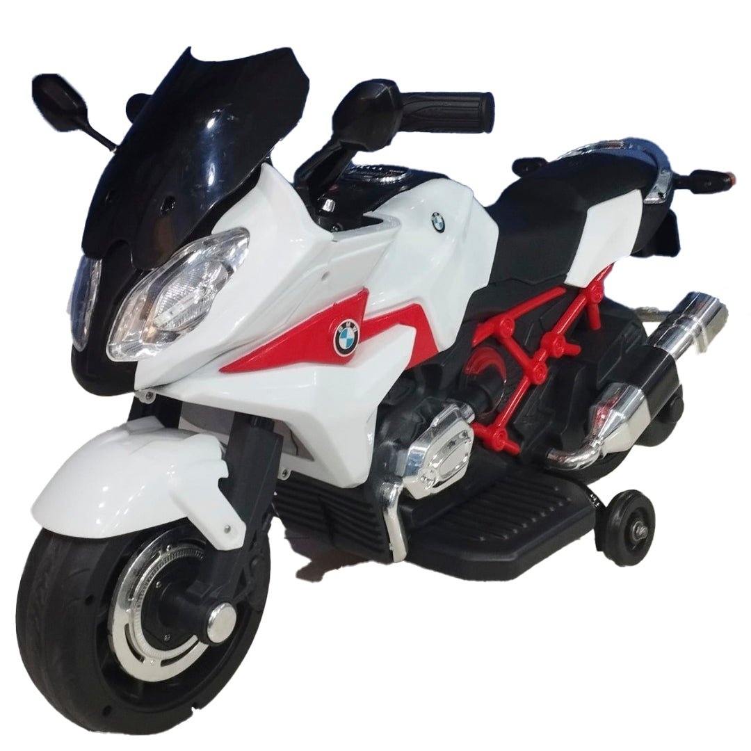 Kids Dual-sport Electric Motorcycle - White