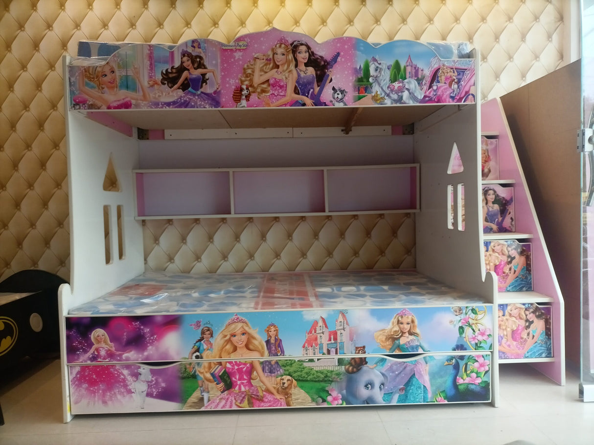 Triple Bunk Bed - Barbie