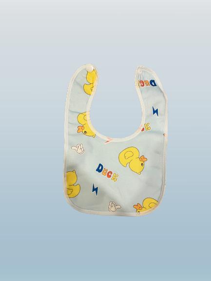1 Pc BLUE Baby bib- duck easy to clean