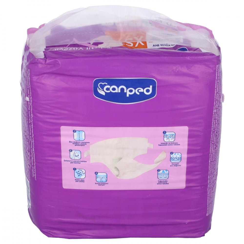 CANPED DIAPERS FOR CHILDREN XS 12 PIECES