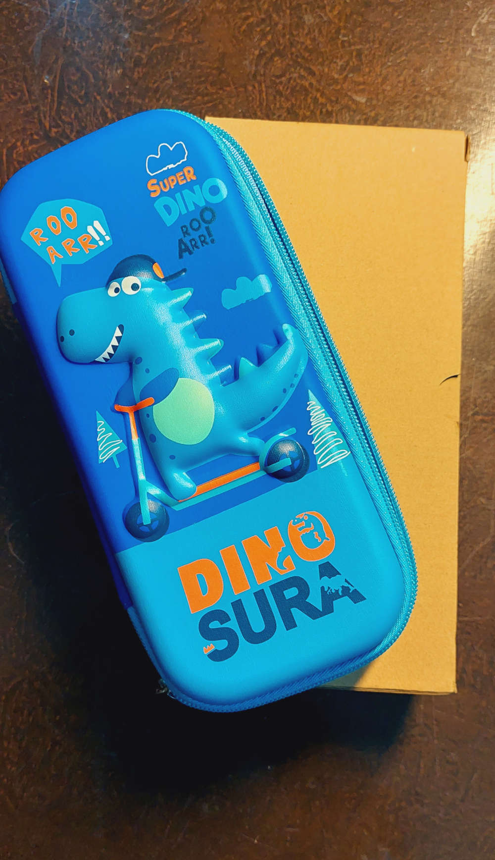 Super Dinosaur 3D EVA Cartoon Storage Pouch Pen Holder for School Kids Cool Accessories Storage Pouch