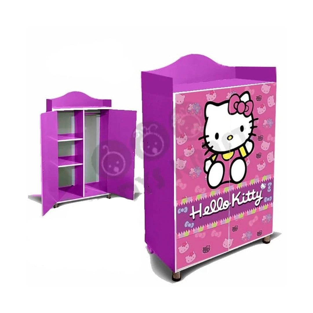 Kids Storage Cupboard - Kitty (Purple)