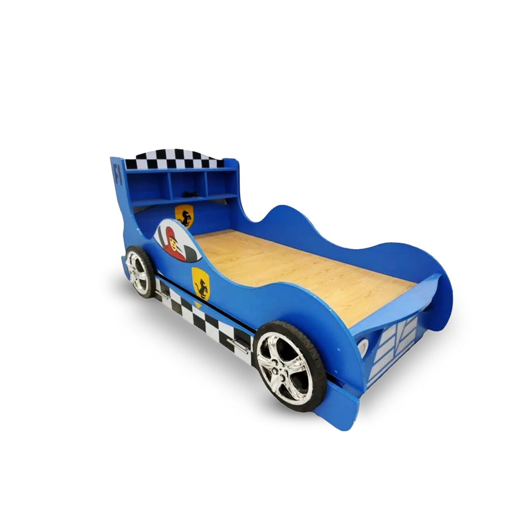 Blue Ferrari Car Bed