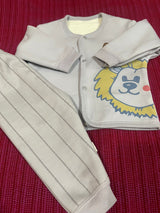 Imported Lion Fleece Set - Sweater and Trouser