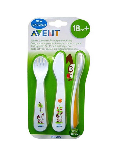 AP Baby Toddler Fork,Spoon & Knife 18M+ (ID 741) (A+)