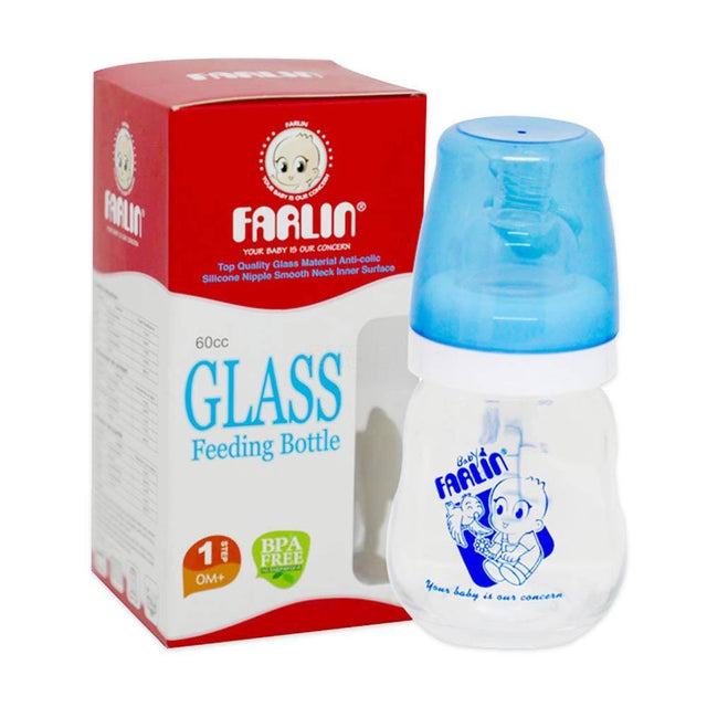 Farlin Baby Glass Feeding Bottle 20Z NB-205 (A)