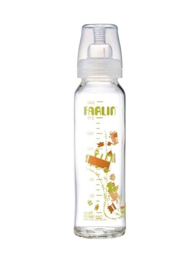 Farlin Baby Glass Feeding Bottle 8oz TOP-707 (A)