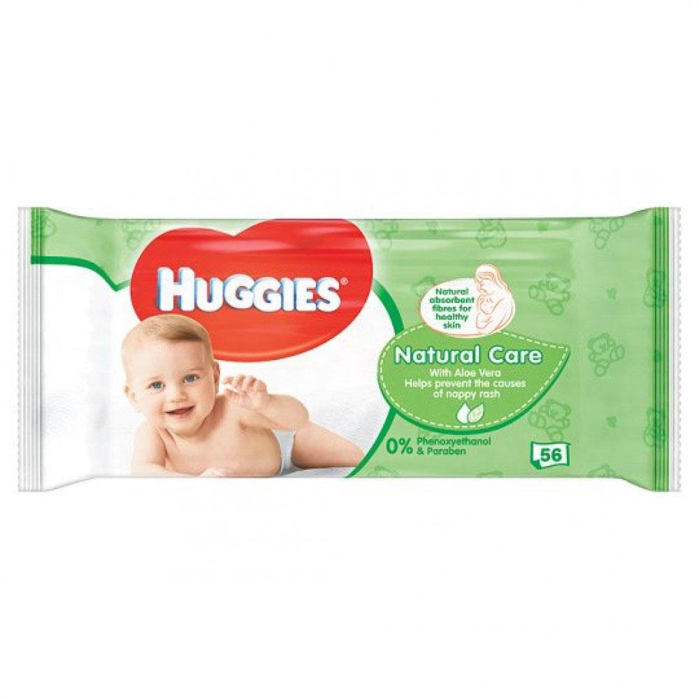 Huggies Baby Wipes Natural Care 56 Pcs (A)