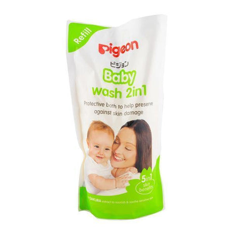 Pigeon Baby Fabric Wash 2 IN 1 Refil (I637) 900ml (A)