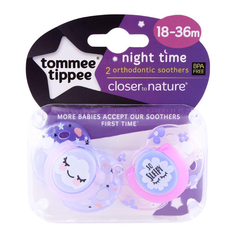 TT Baby Night Time Soother 2 Pack 18-36M 433400/38 (Purple) (A)