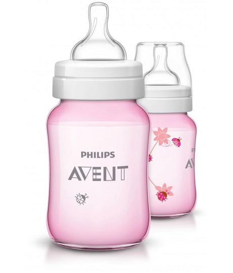 AP Baby Classic+ F/Bottle PK1 1M+ 260ml Pink SCF573/13 (1879) (A+)
