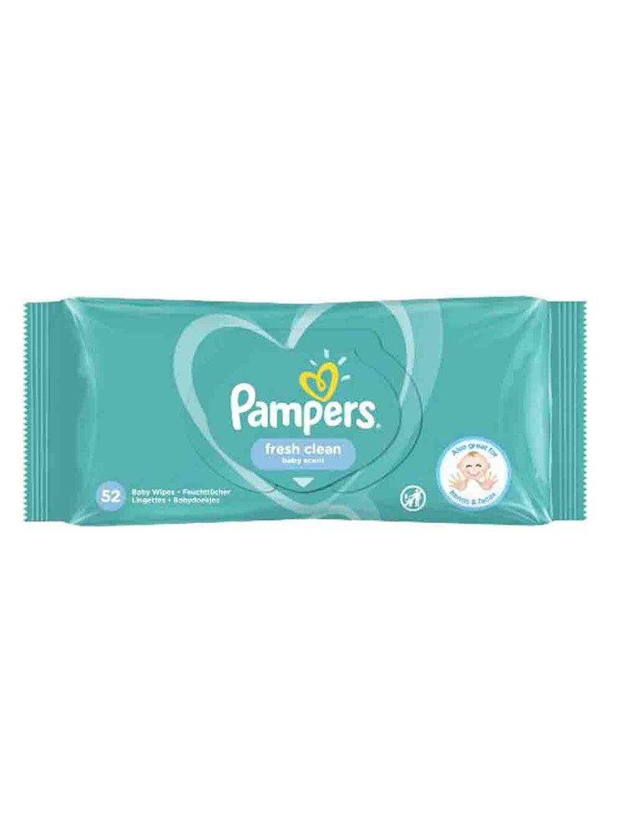 Pamper Baby Wipes 52pcs Fresh Clean