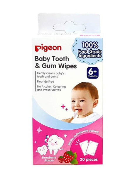 Pigeon Baby Tooth & Gum Wipes Strawberry H78291-1