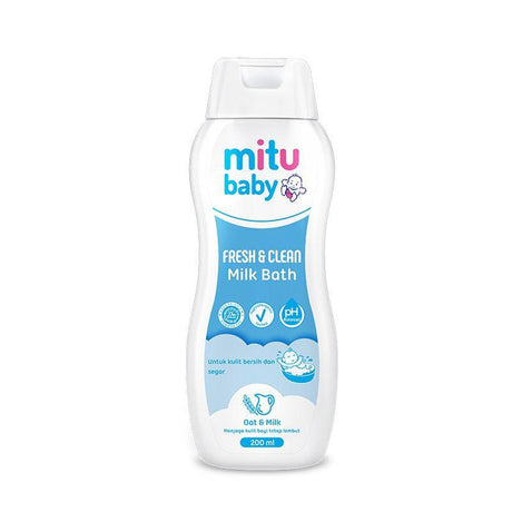 Mitu Baby Milk Bath Fresh & Clean Oat & Milk 200ml