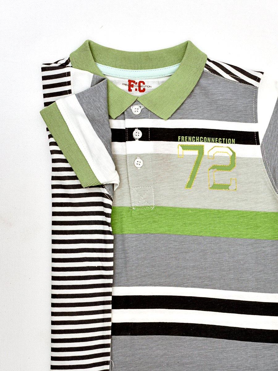 FC Boys S/S Print Stripe Polo CB1711