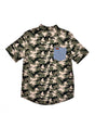 FT Boys S/S Camo Print Shirt TB1633