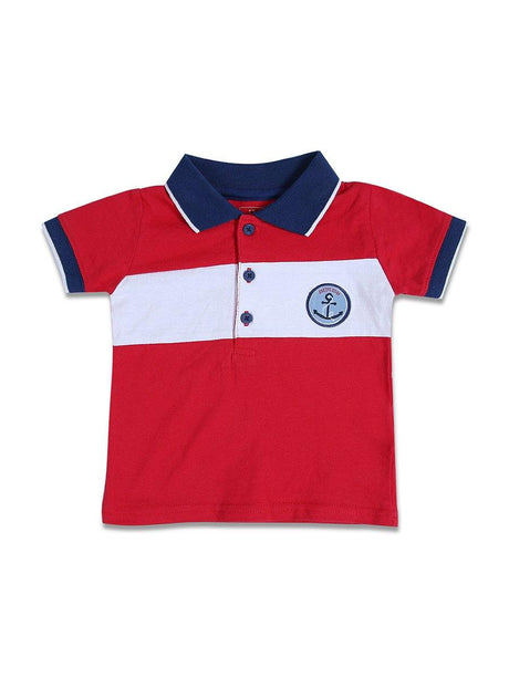 Imp Boys H/S Polo T-Shirt With Front 3-Buttons #2 (S-18)