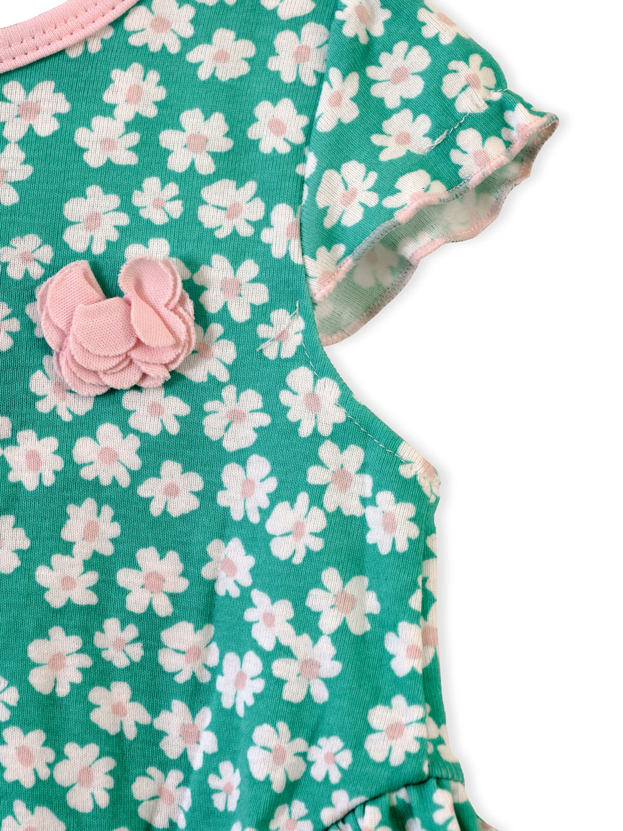 Imp Girls 2Pcs C/S Tight Suit With Flower Print (S-20)