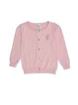 Imp Girls Cardigan Sweater L/S With Flower Pach # 33310 (W-20)