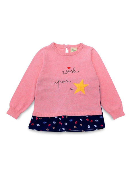 Imp Girls Sweater L/S With Star Emb # 95513 (W-20)
