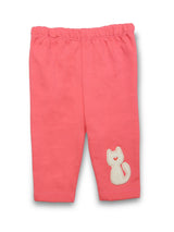 Mintini Girls Fleece 2Pcs Pajama Suit L/S With Cat Emb # 33 (W-20)