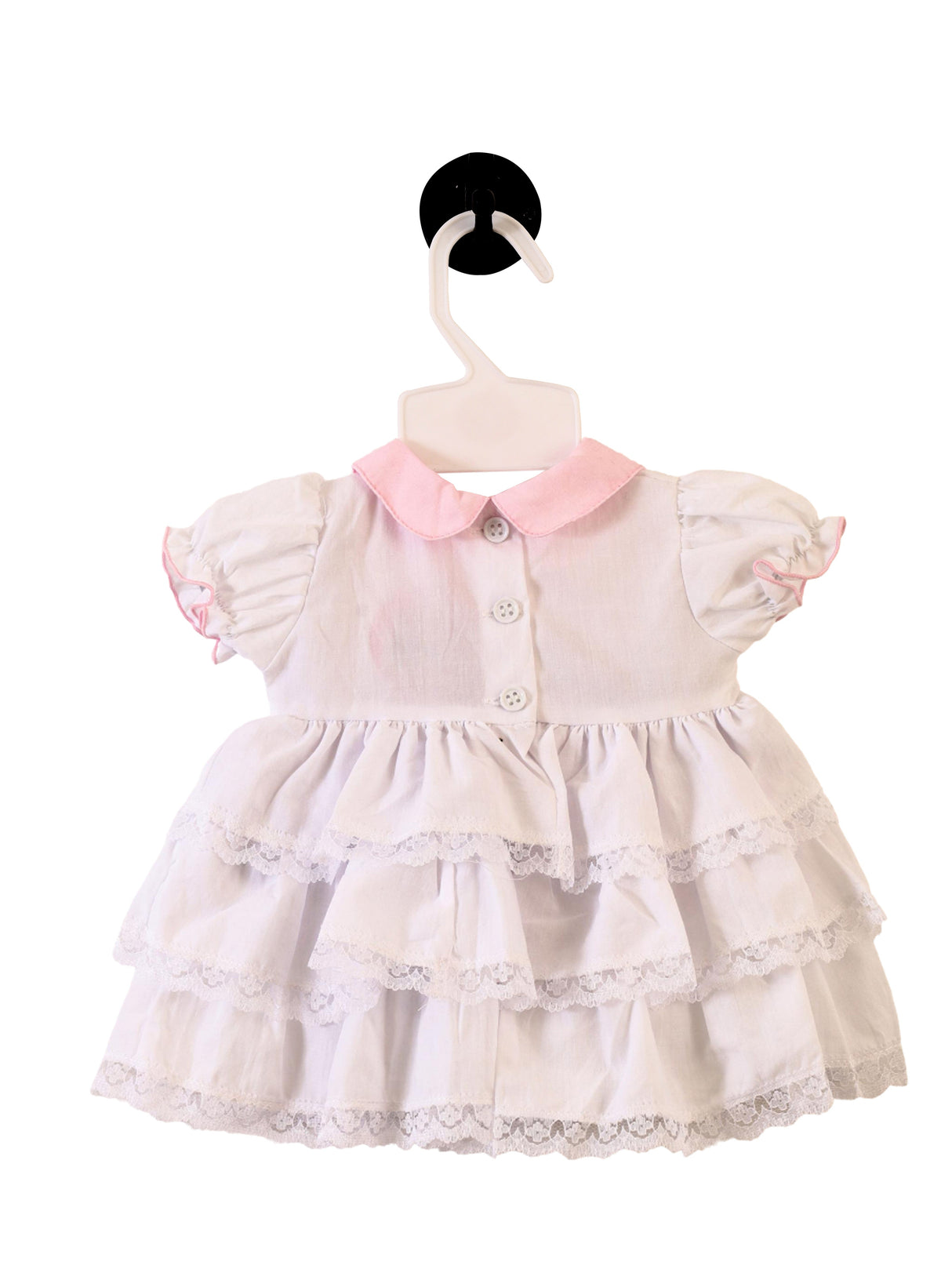 Imp Girtls Cotton Frock With Hair Band #22022A (S-22)