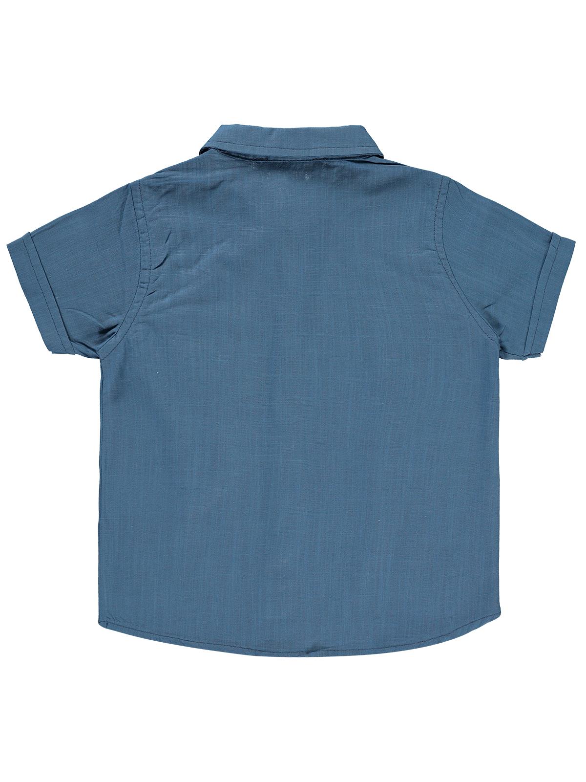 Civil Boys H/S Linen Collar Shirt F/O #2201-2 (S-22)