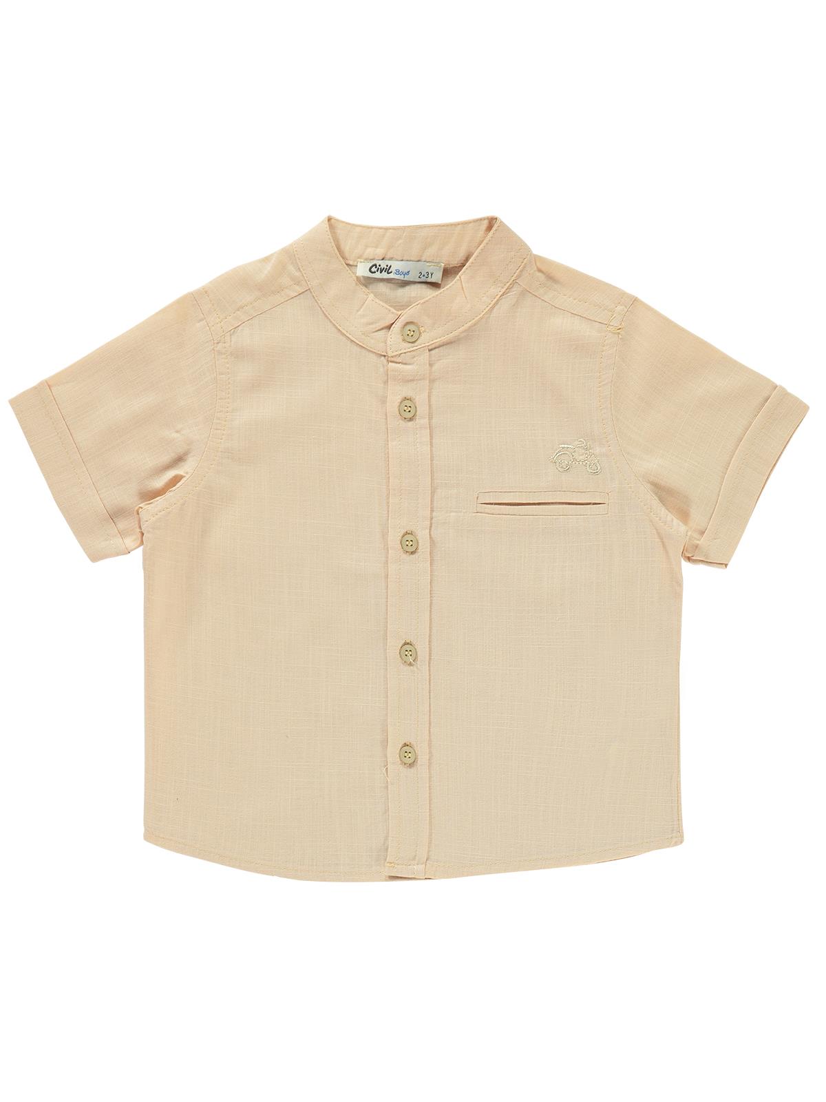 Civil Boys H/S Linen Ben Collar Shirt F/O #2202-2 (S-22)