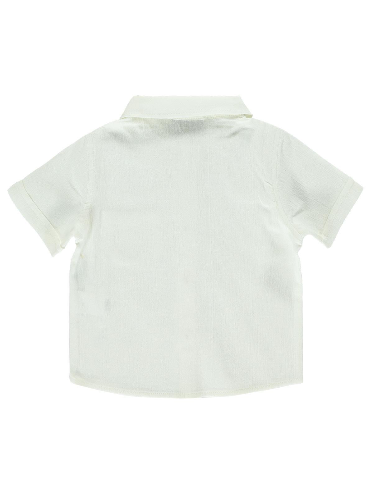Civil Boys H/S Linen Collar Shirt F/O #012229102 (S-22)