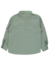 Civil Boys F/S Linen Collar Shirt F/O #C8110 (S-22)