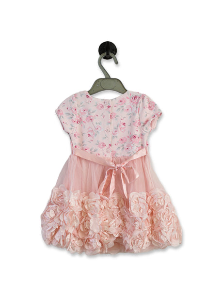 Imp Girls Fancy Frock With Bow #3302 (S-22)