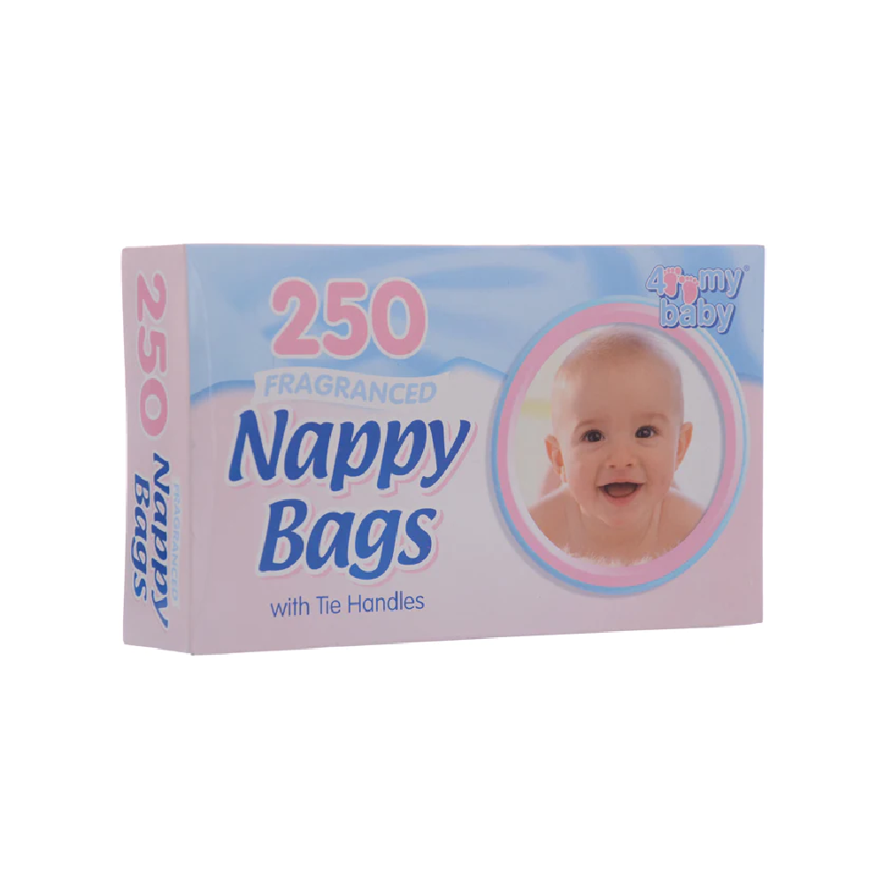 FRAGRANCED NAPPY BAGS WITH TIE HANDLES 250