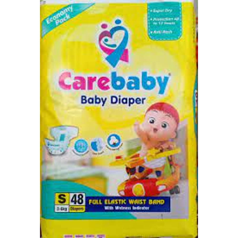 CARE BABY DIAPER ECONOMY SMALL 48S