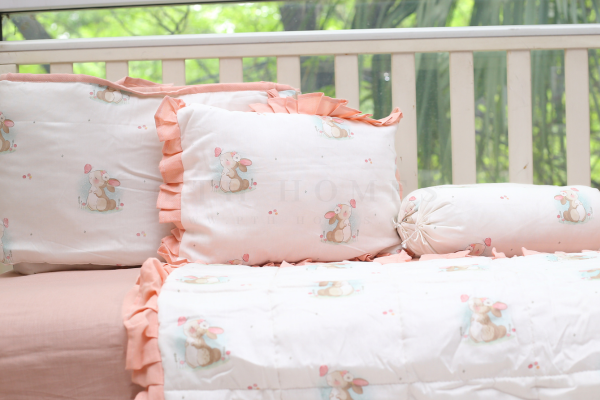 Bunny Love - Crib Bedding Set