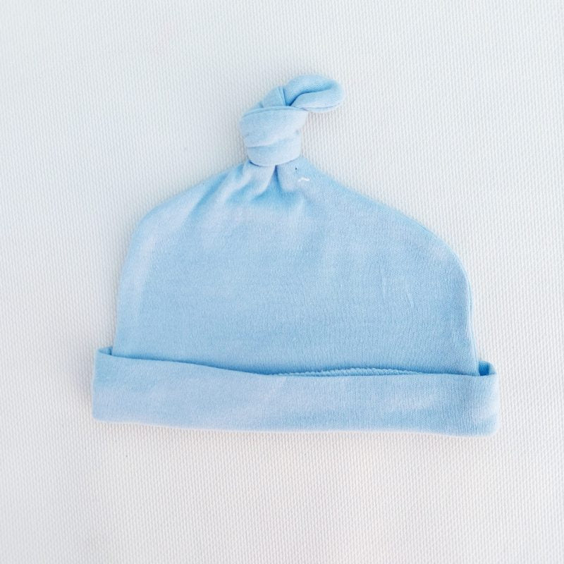 Knotted Cap- blue delight
