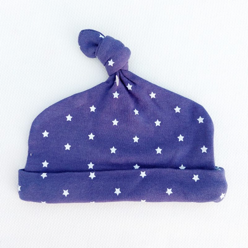 Knotted Cap- starry blue