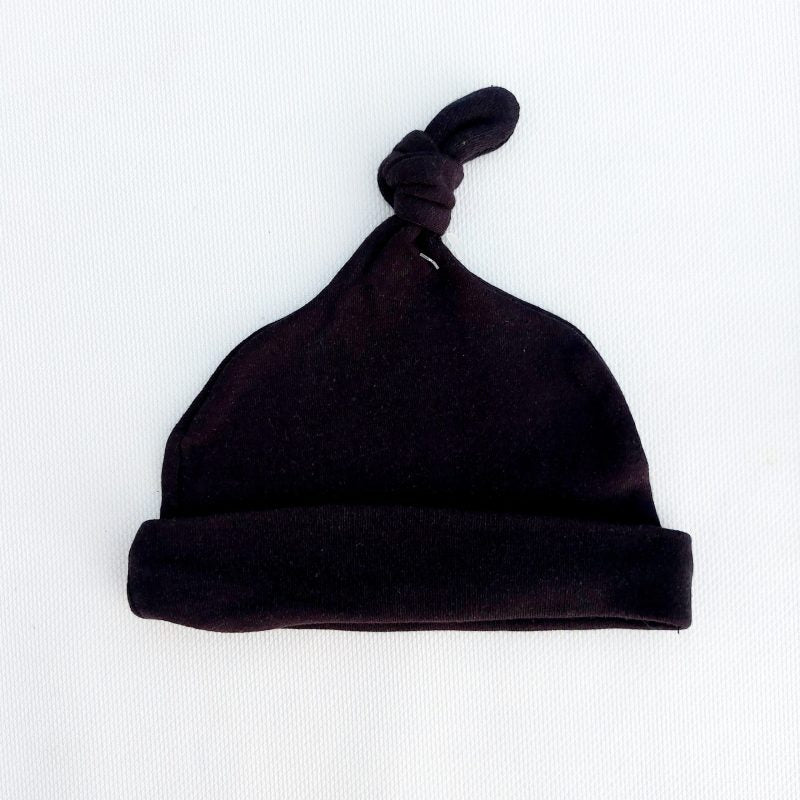 Knotted Cap- black