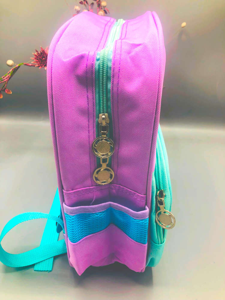 Purple School Bag Deal For Girls | Kids School Essentials Combo | Cute Backpack With Water Bottle Pocket Friendly Deal
