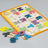 wooden board alphabet foamic learning toy- educational toy