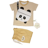 2 piece cotton Shirt And Trouser Set Panda