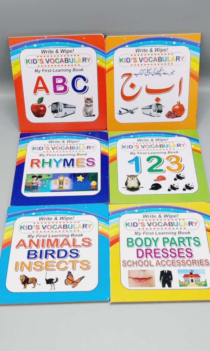 learning books for kids- alphabets, numbers, animals, birds, insects