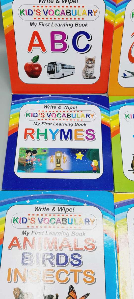 Write and Wipe Practice Books Set Of 6 | My First Learn-to-Write Books for Kids with Pen Control, Line Tracing, Letters And Numbers