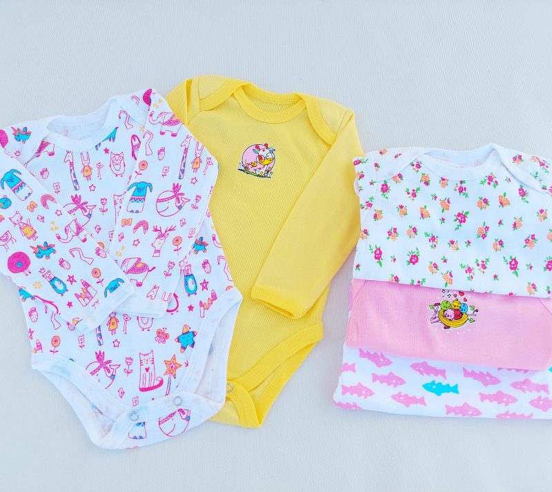 Little One Bodysuits- pack of 5- girls