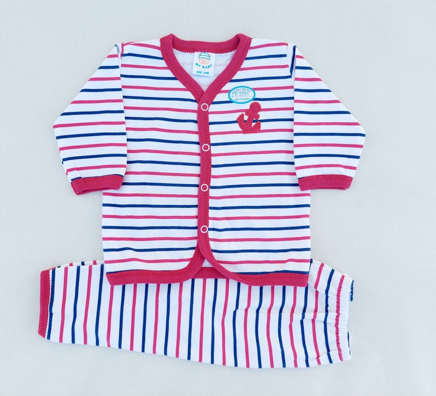 Striped Pajama Set - Red