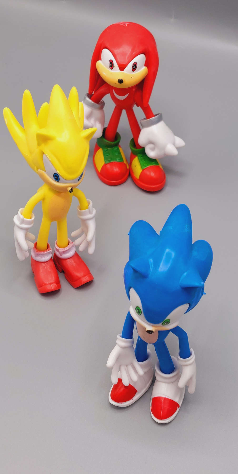 Sonic The Hedgehog Action Figures Toy Collection Play Set Of 6 | Sonic Theme Birthday Party Cake Decoration PVC Cartoon Characters