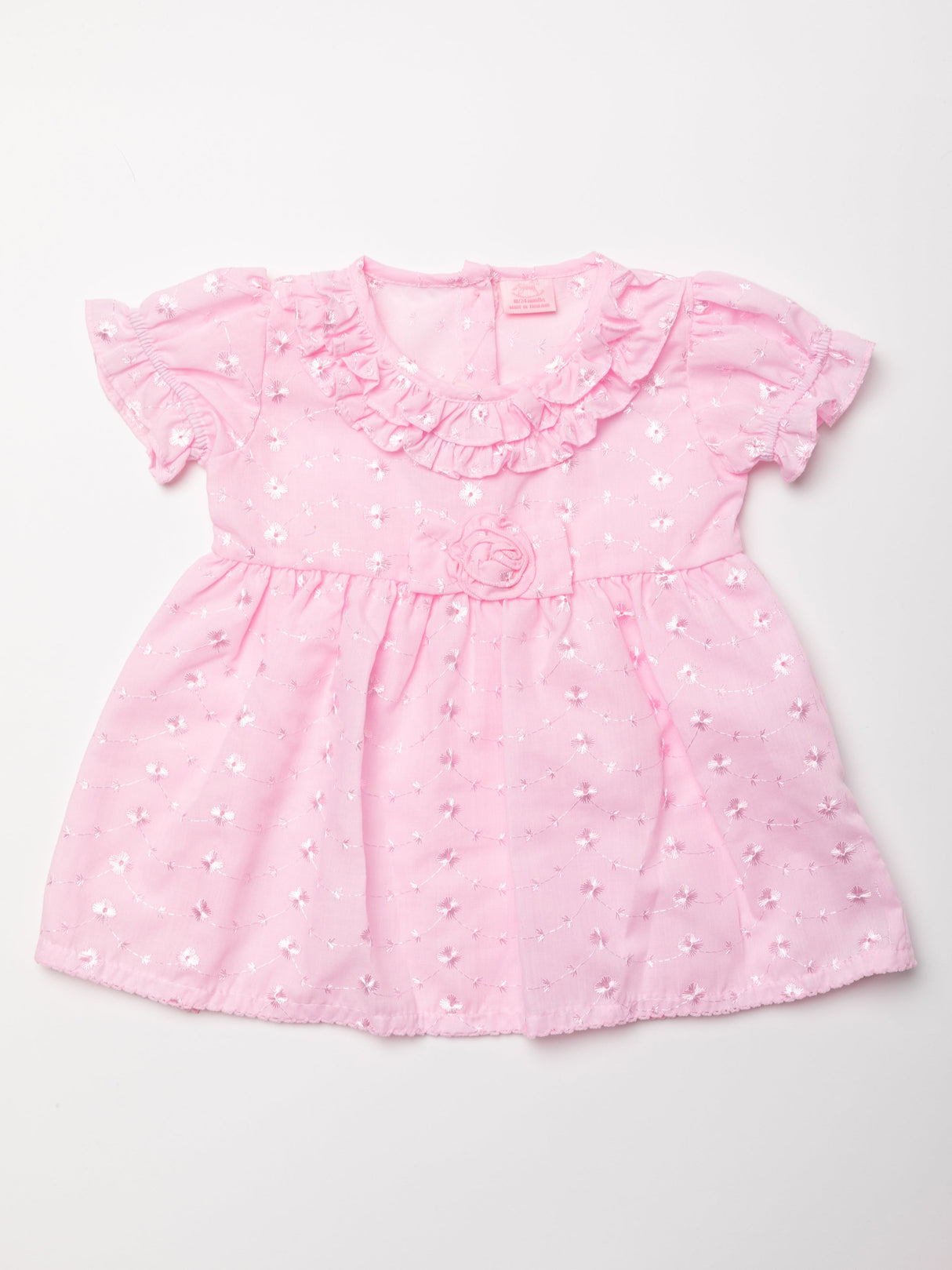 Imp Girls Cotton Frock With Hair Band #22471B (S-22)