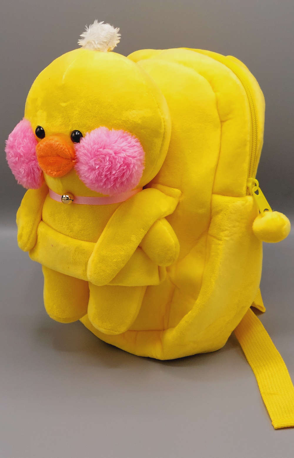 Duck Plush Stuffed Toy Backpack With Detachable Toy For Kids | Cute Mini Duck Cartoon Soft Toy School Bag