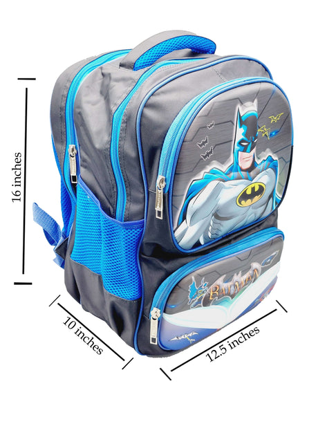 Batman Themed Backpack For Kids Superhero School Bag
