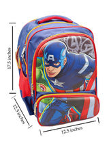 Captain America Themed Backpack For Kids Avengers Superhero School Bag